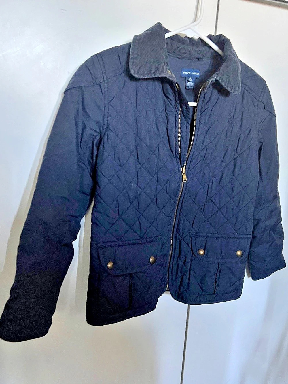 Kid's  Vintage Polo Ralph Lauren Quilted Jacket 
-Medium (8-10)